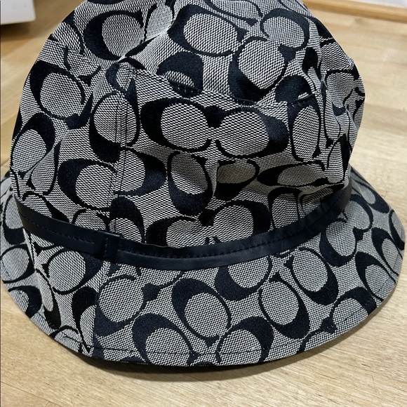 Coach Size S Monogram Black and Gray Bucket Hat main image 6